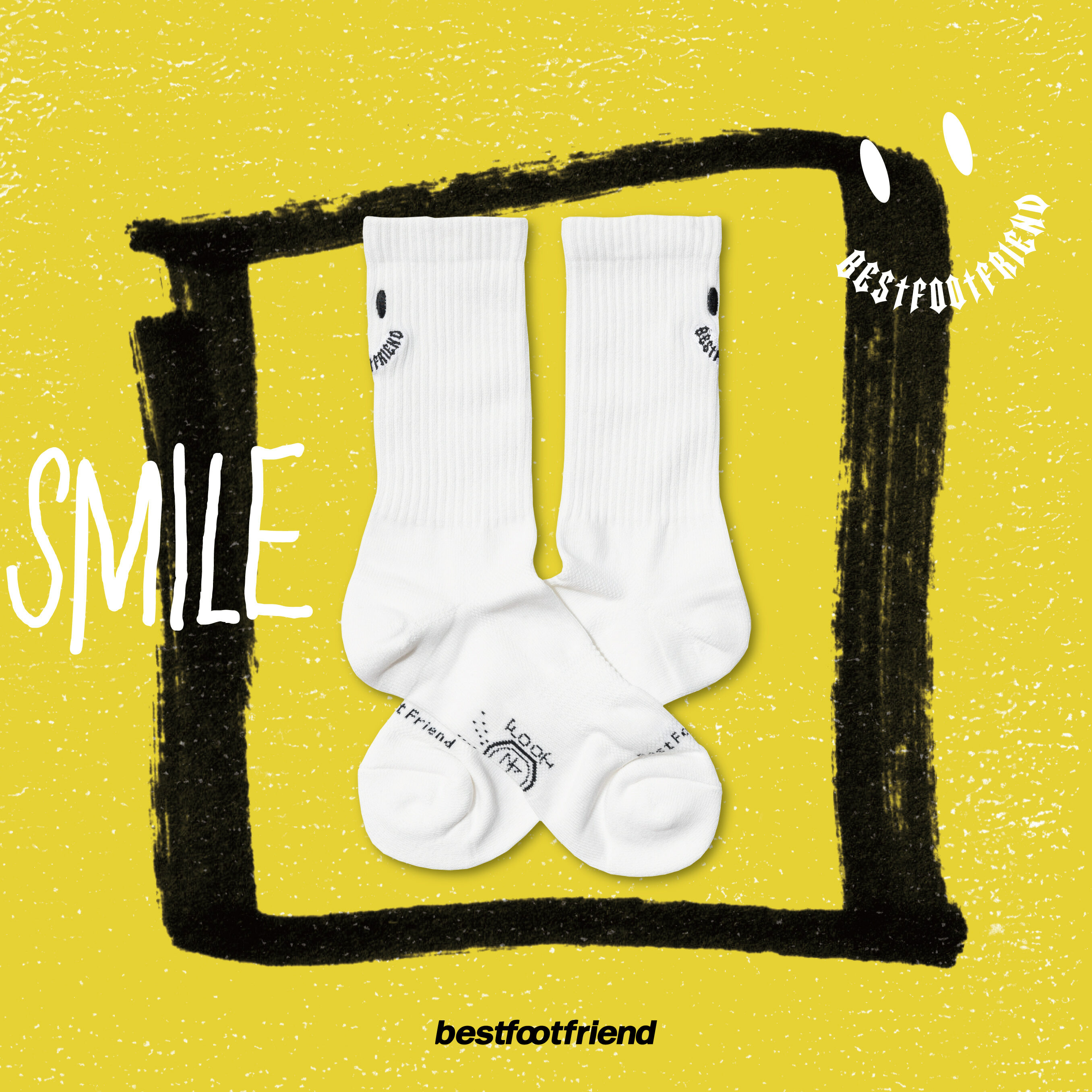 New Smile SOCK_WH_新笑臉襪_BF24097