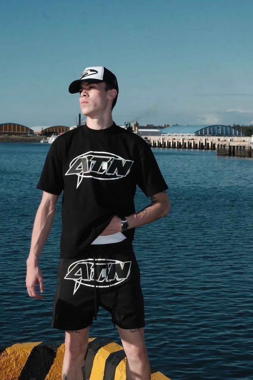 ATONE STUDIO  “ATN” 立體膠印 斑駁疊影雙Logo 短袖 T PATCHED SHIRTS