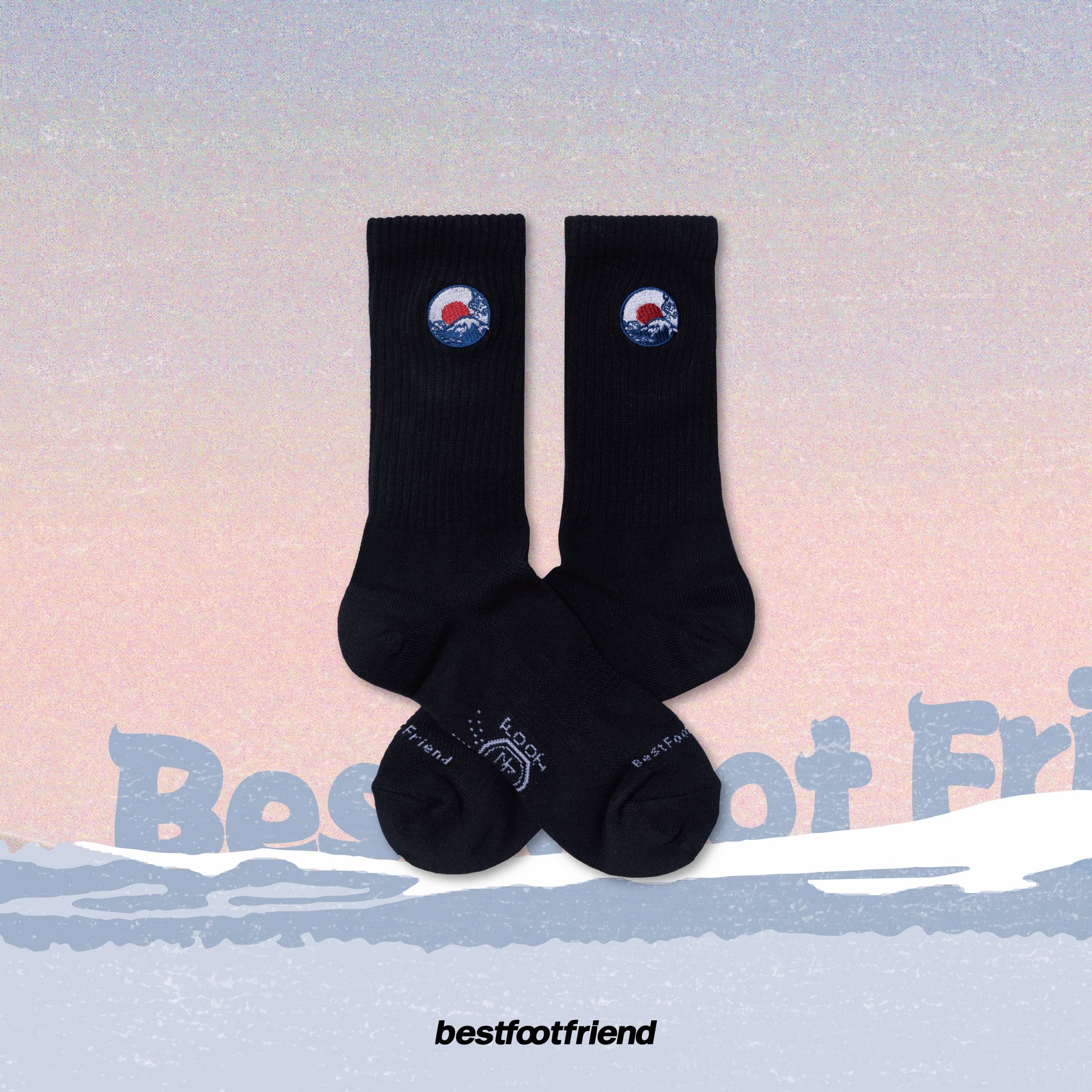 Ukiyoe Sock 浮世繪_BK_BF24098