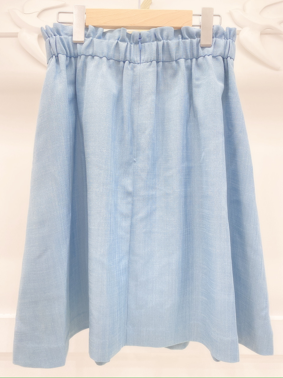 腰蝴蝶結花苞裙