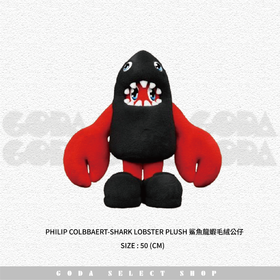 Philip Colbert-Shark Lobster Plush 鯊魚龍蝦毛絨公仔娃娃 #GT