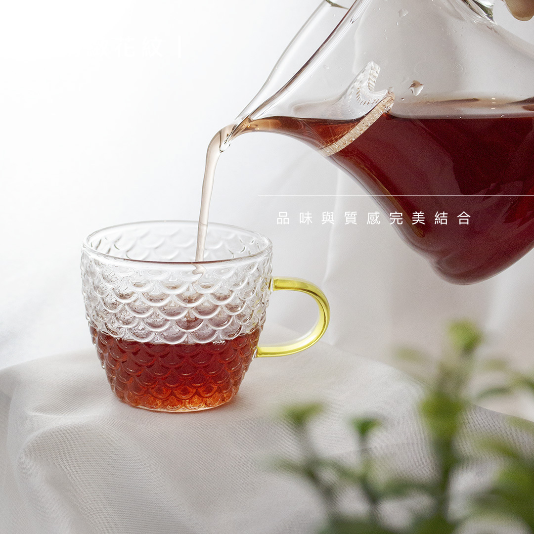 耐熱玻璃杯含把手