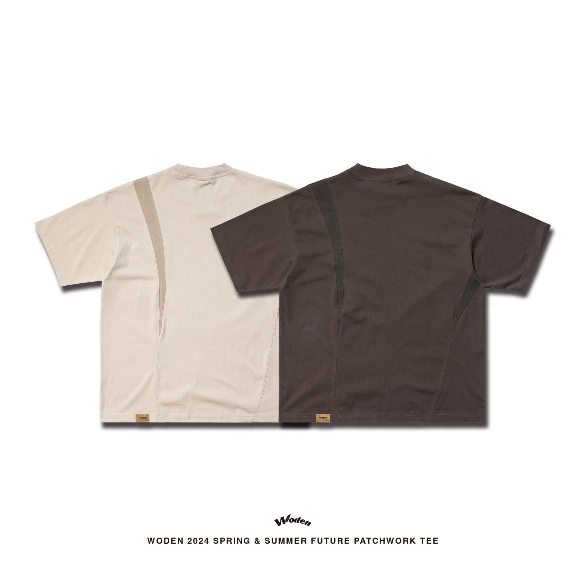 WODEN 2024 Spring & Summer  065 Future Patchwork Tee