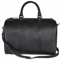 [S] GUCCI LOGO MONOGRAM DUFFLE BAG, 449646BMJ1G-1000 (SGC129)