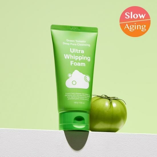 SungBoon Editor Green Tomato Deep Pore Cleansing Ultra Whipping Foam 120g