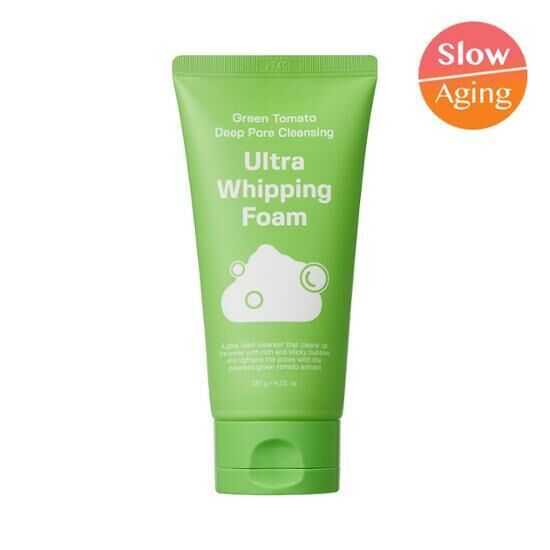 SungBoon Editor Green Tomato Deep Pore Cleansing Ultra Whipping Foam 120g
