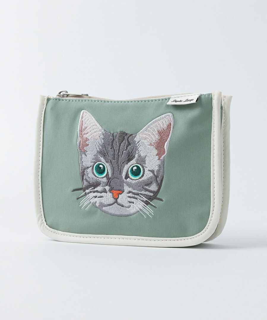 Legato Largo 貓咪刺繡收納袋