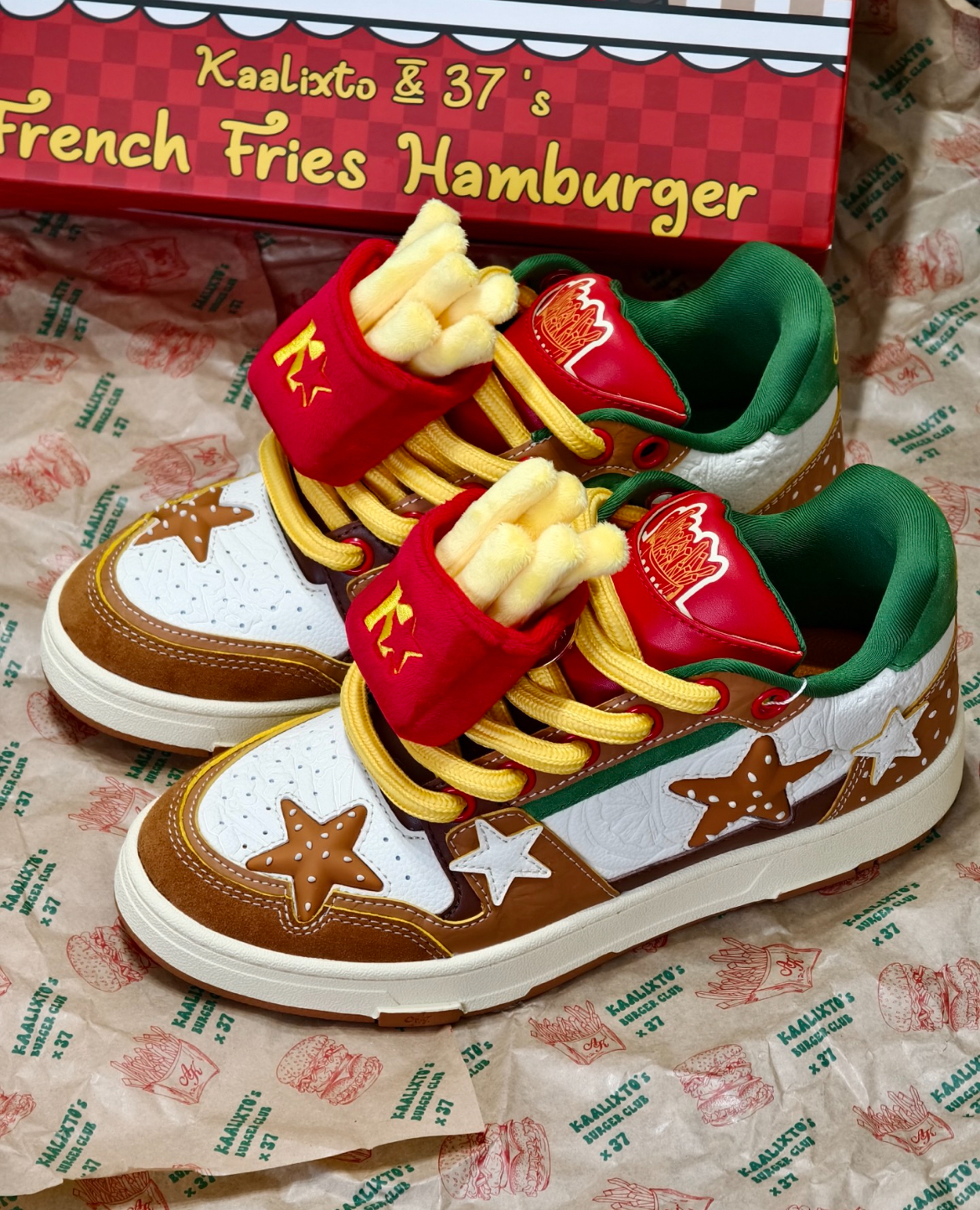 【零碼】KAALIXTO X 三斤 BURGER CLUB 漢堡俱樂部 KSH240311