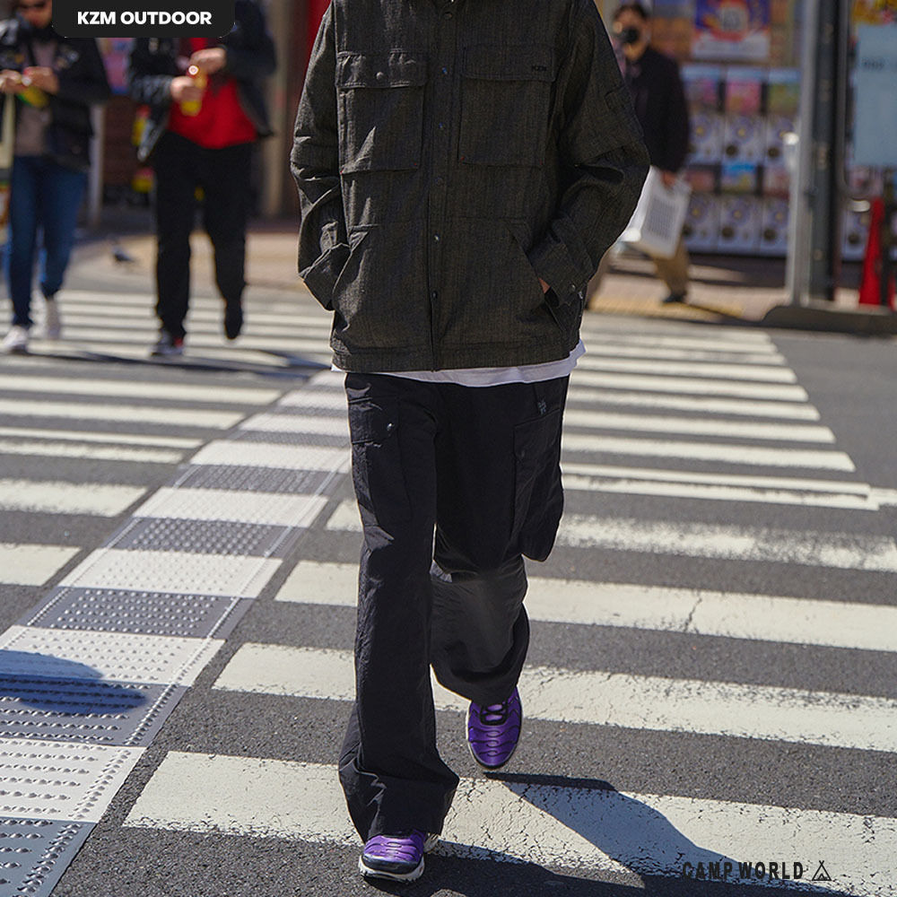 KZM J30 工裝直筒寬褲