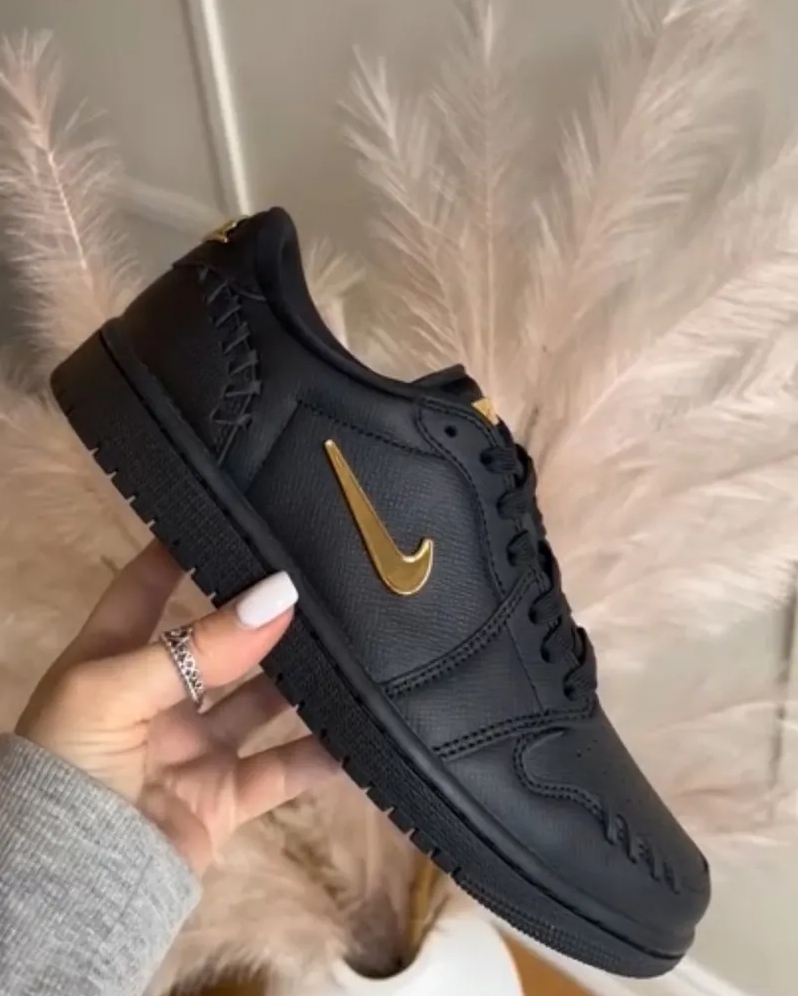 Nike Air Jordan 1 Low Method of Make “Black” 編織黑 黑金 FN5032007