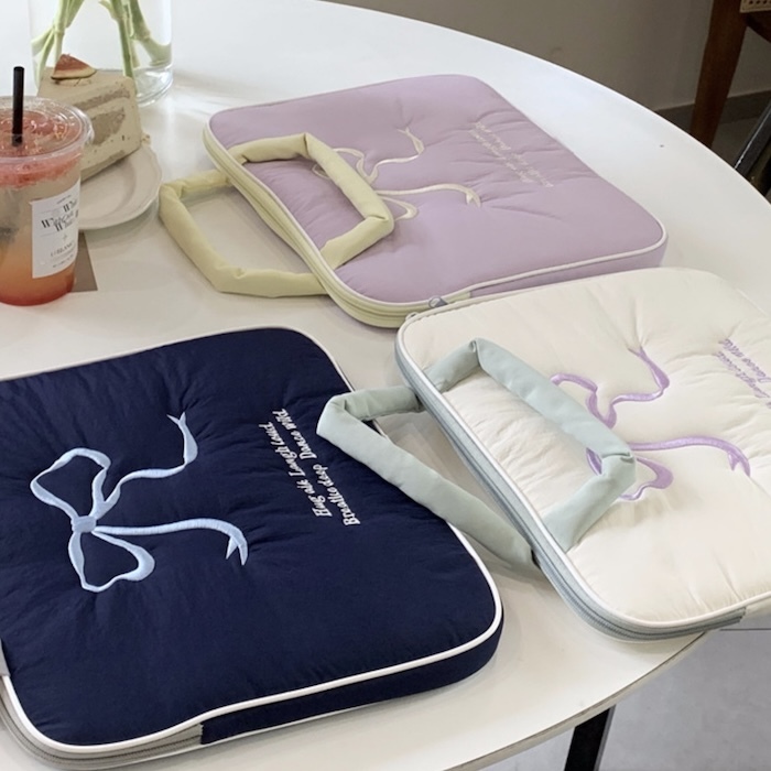 《80208》蝴蝶結平板電腦包