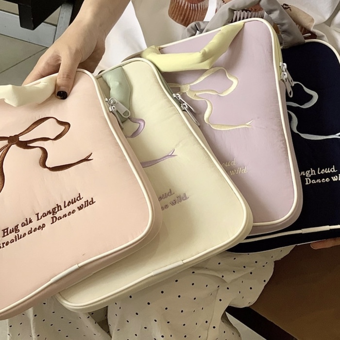 《80208》蝴蝶結平板電腦包