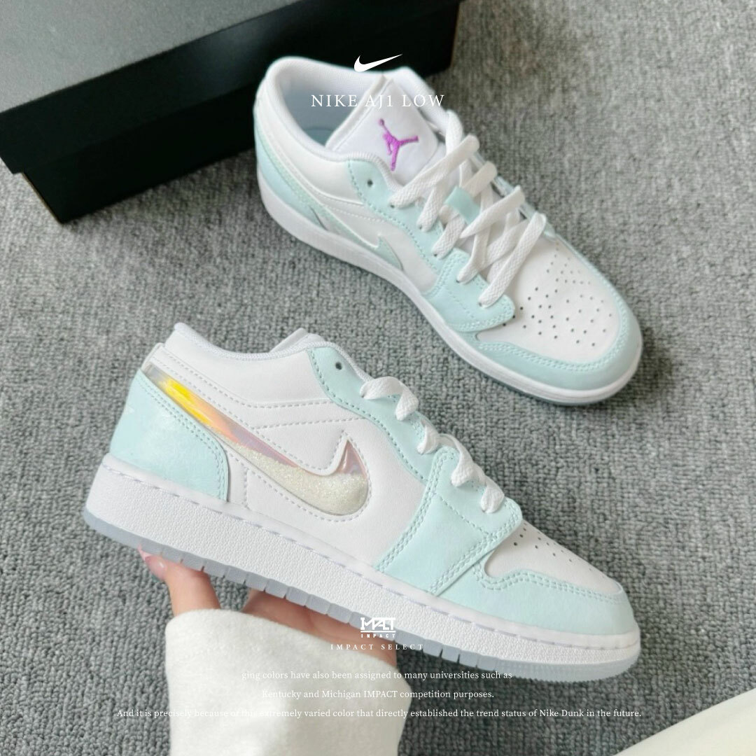 Nike AJ1 Low (GS) 冰雪奇緣 流沙 冰晶底 HJ3481-491