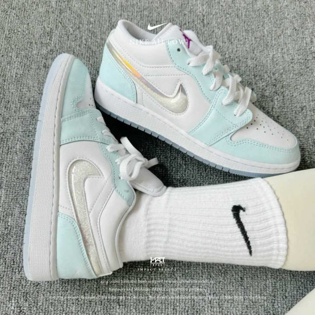 Nike AJ1 Low (GS) 冰雪奇緣 流沙 冰晶底 HJ3481-491