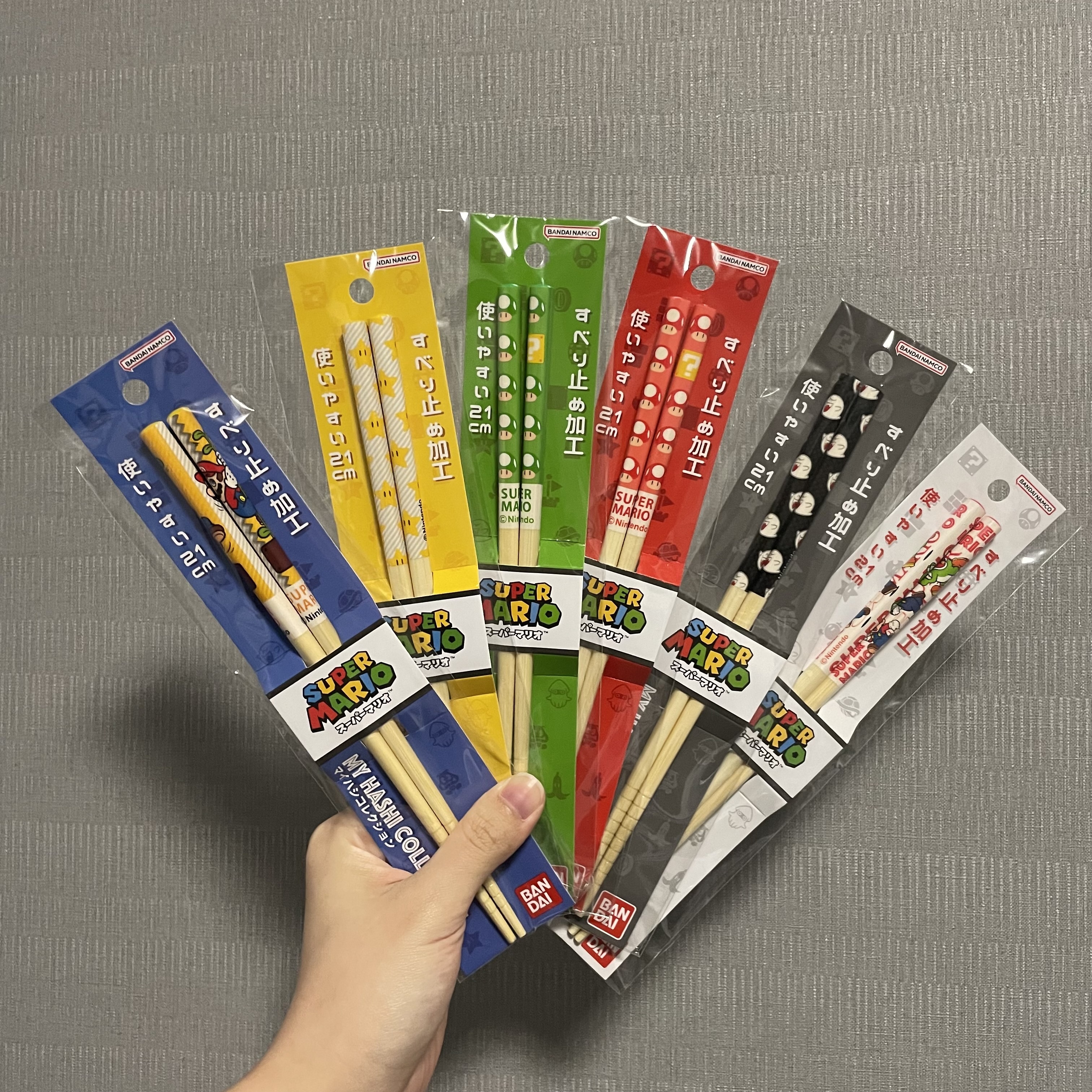 JP Mario 造型筷子 21cm 4729 4743 4712 4705 4750 4736 M010802