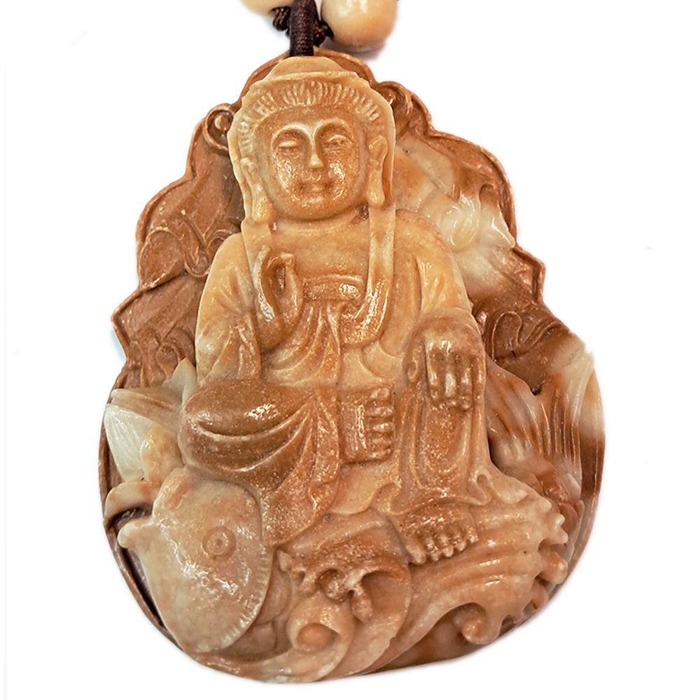 鯉魚觀音精品龍宮舍利項鍊C【十方】150735