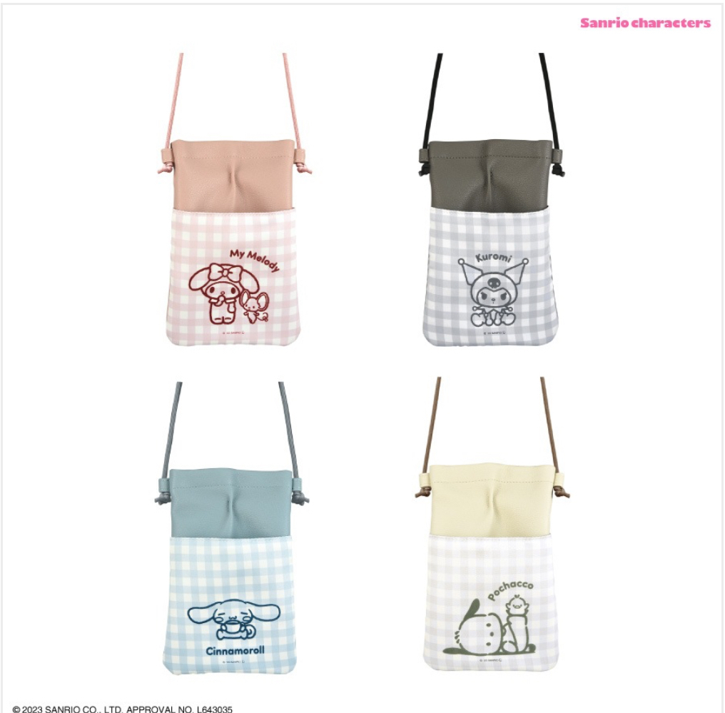 日本限定 sanrio 三麗鷗 IIIIpocket 智慧型手機包 小包