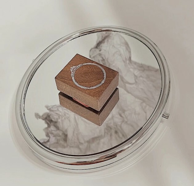 Jieyanow.Atelier Rubber Stamp -  Round Mirror