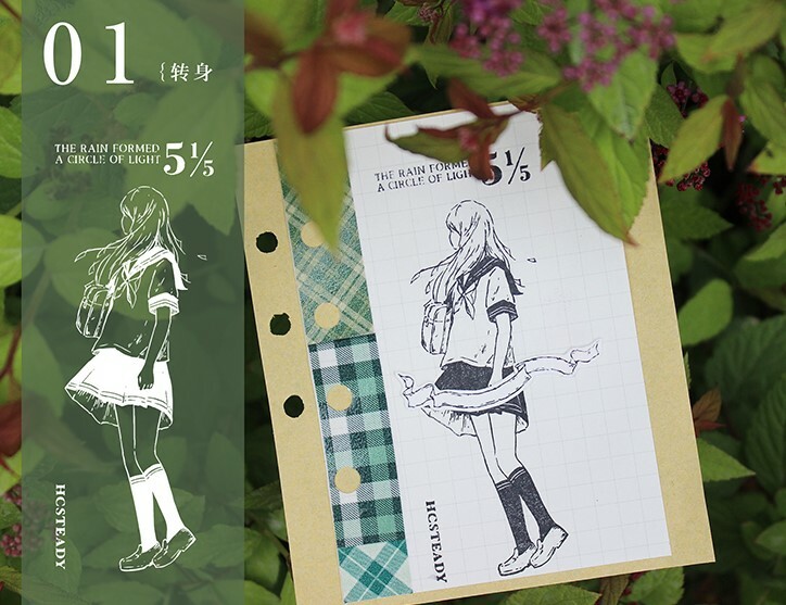 Moodtape Rubber Stamp - Turn Around