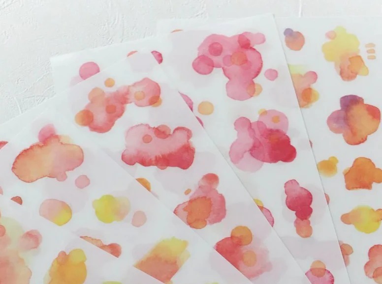 Lin Chia Ning Print On Sticker - Warm Color