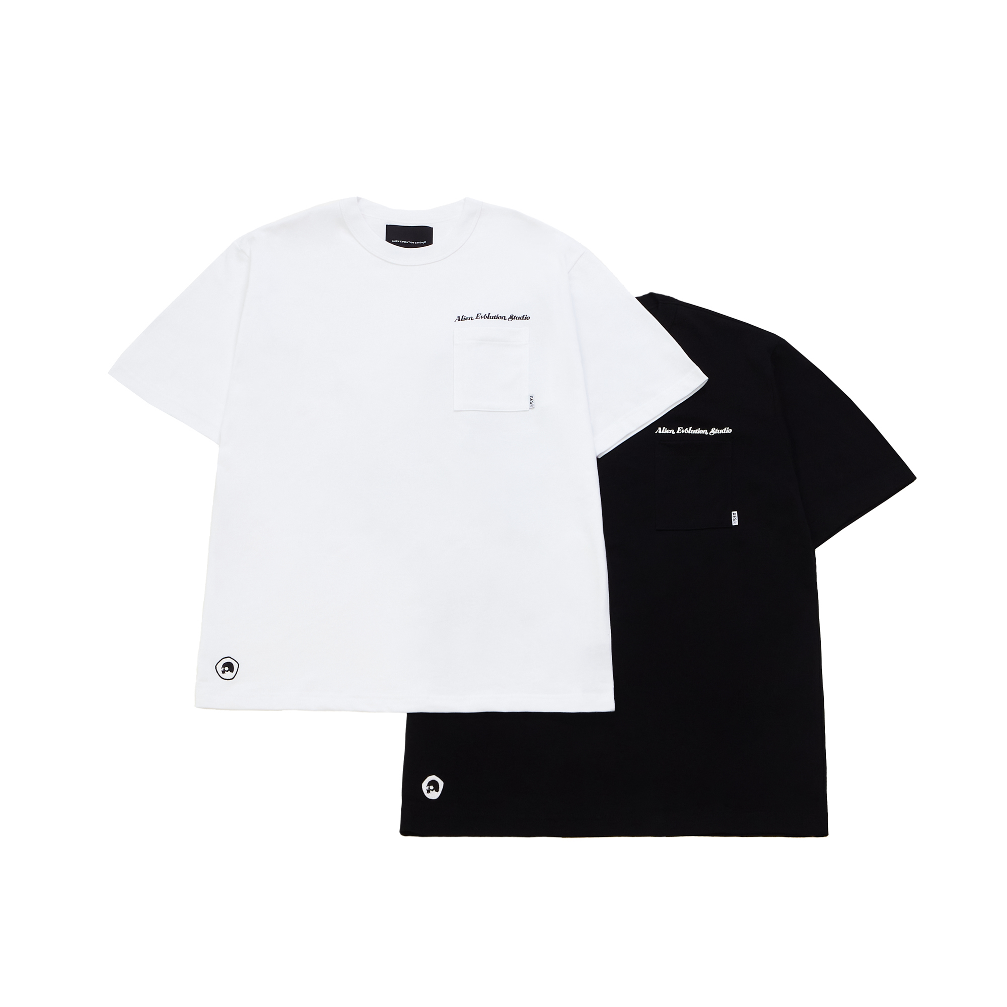 AES CURSIVE POCKET 2-PACK TEE