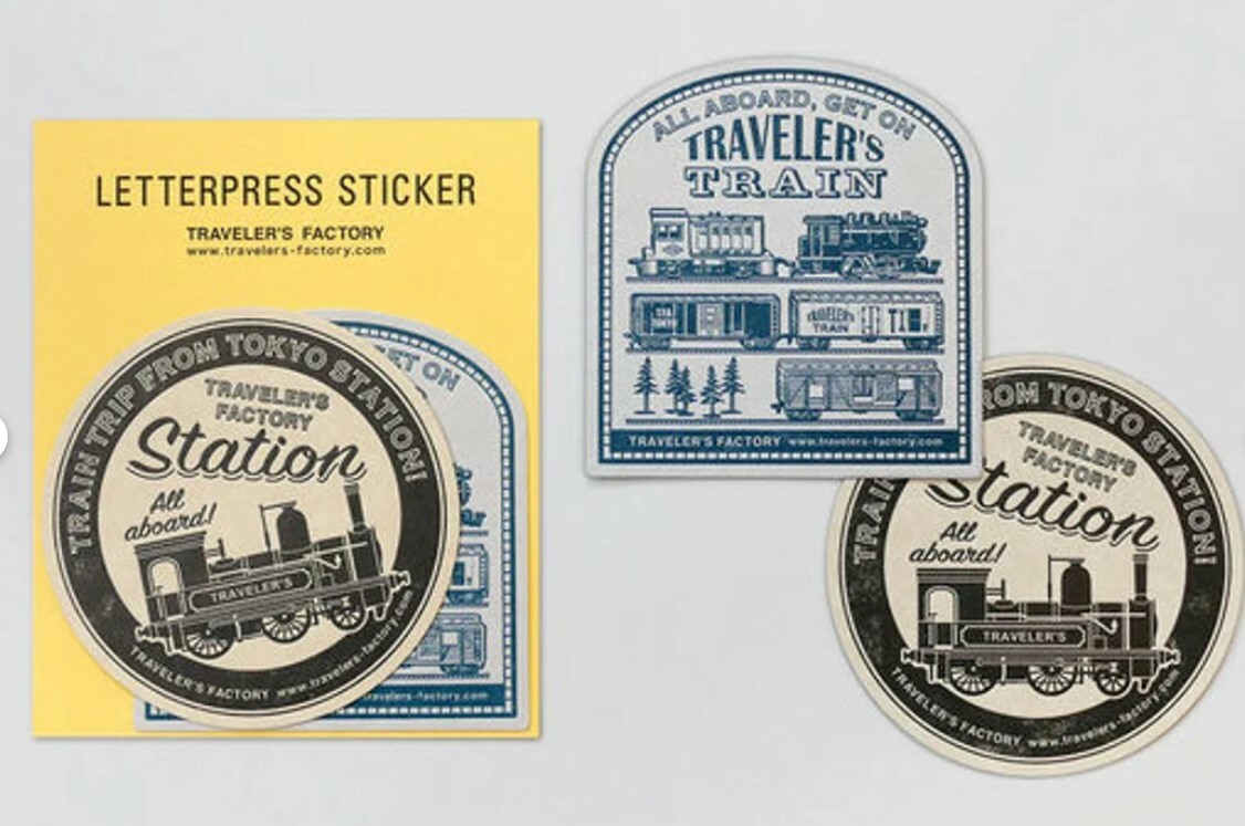 Traveler's Factory Letterpress Sticker Tokyo Station Edition