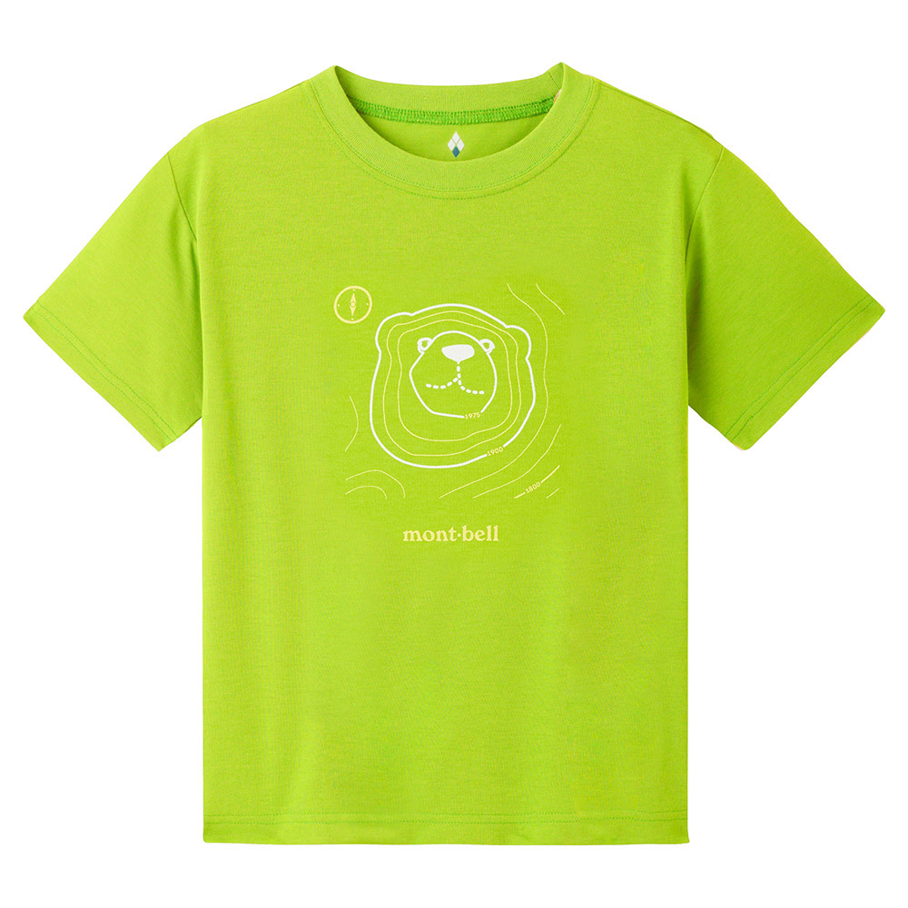 montbell: 快乾透氣 Wickron T Kid's Map Bear