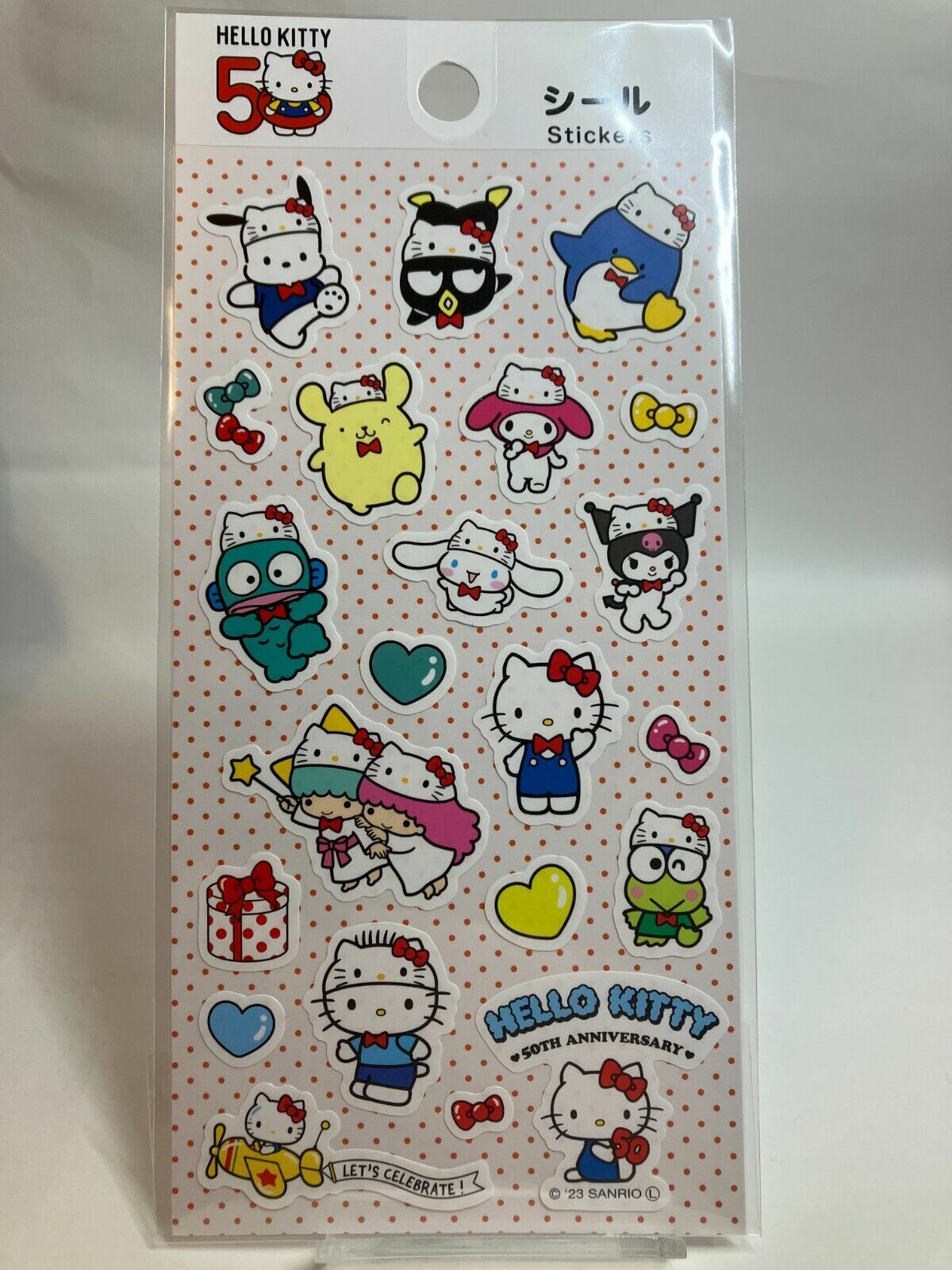 Sanrio Sticker Sheet - Hello Kitty 50th Anniversary