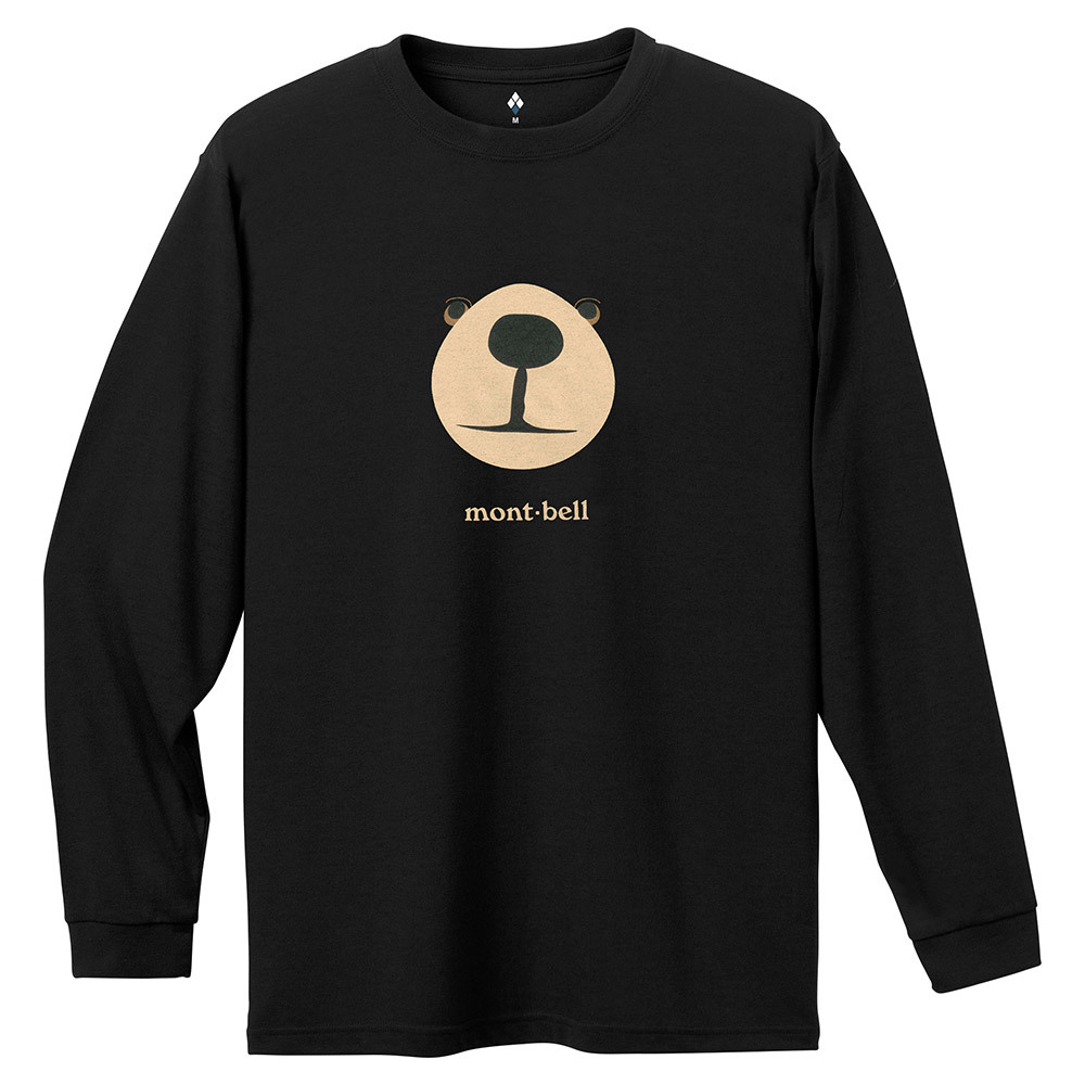montbell: 快乾透氣 Wickron Long Sleeve T Monta Bear Face
