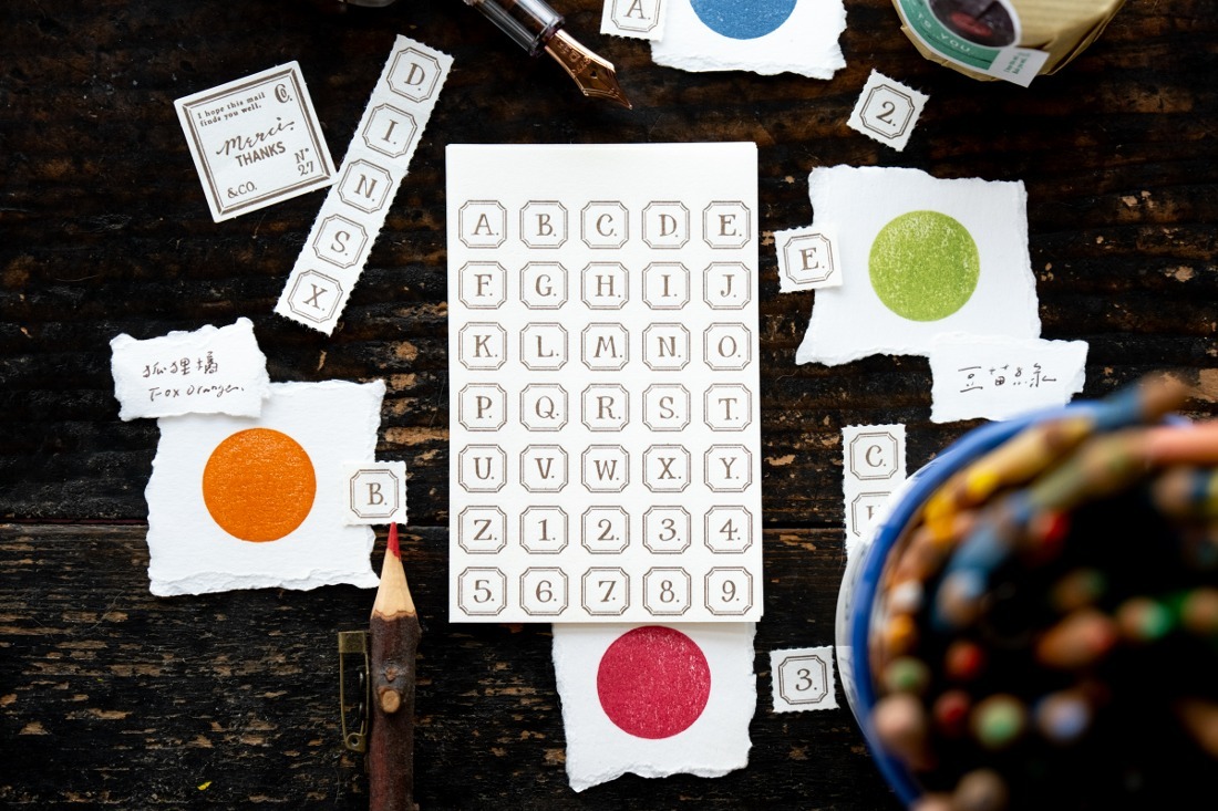 Ours Letterpress Book - Letters (Framed)