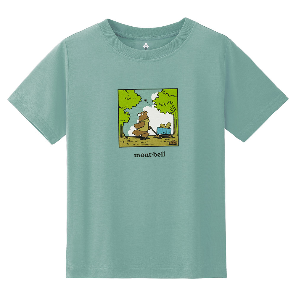 montbell: 快乾透氣 Wickron T Kid's Bear and Wagon