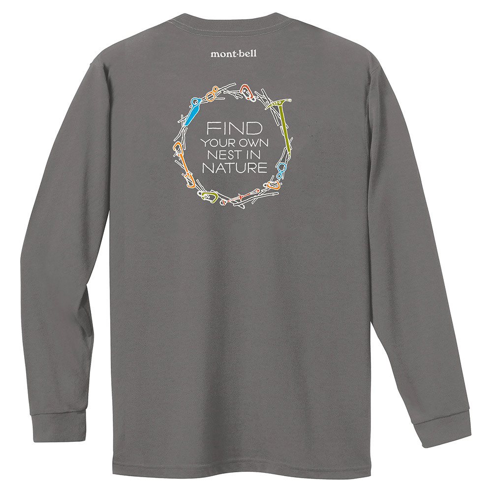 montbell: 快乾透氣 Wickron Long Sleeve T Gear Circle