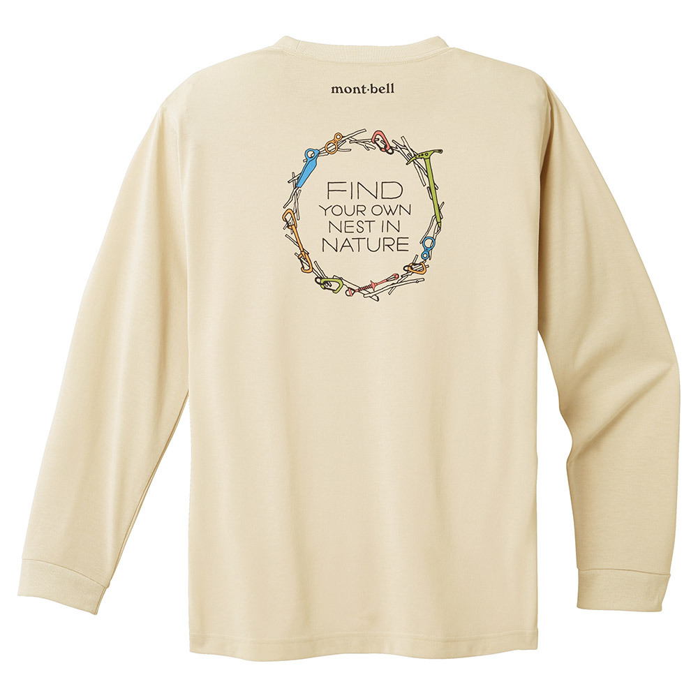 montbell: 快乾透氣 Wickron Long Sleeve T Gear Circle
