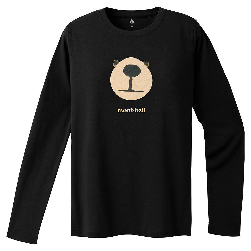 montbell: 快乾透氣 Wickron Long Sleeve T Women's Monta Bear Face