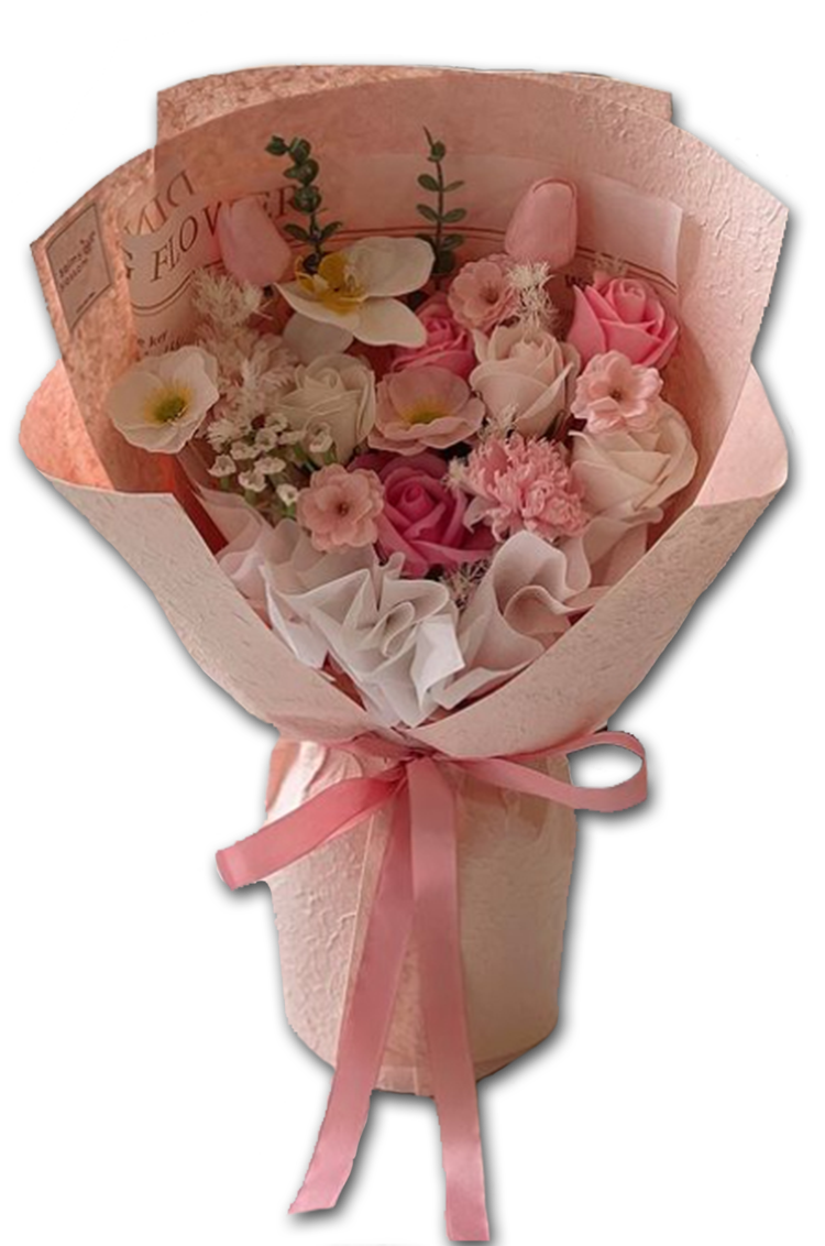 迷思(mix)香皂花乾燥花束,情人節花束,畢業花束,香皂花束,送老師花束,教師節花束