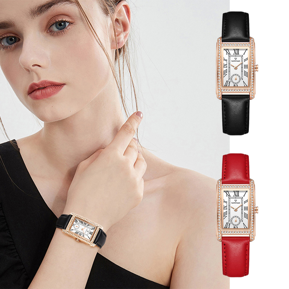 (預購)【Mark fairwhale馬克菲爾】簡約復古優雅摩登潮流風範女用錶-3430(閃耀高貴歐洲氣質)