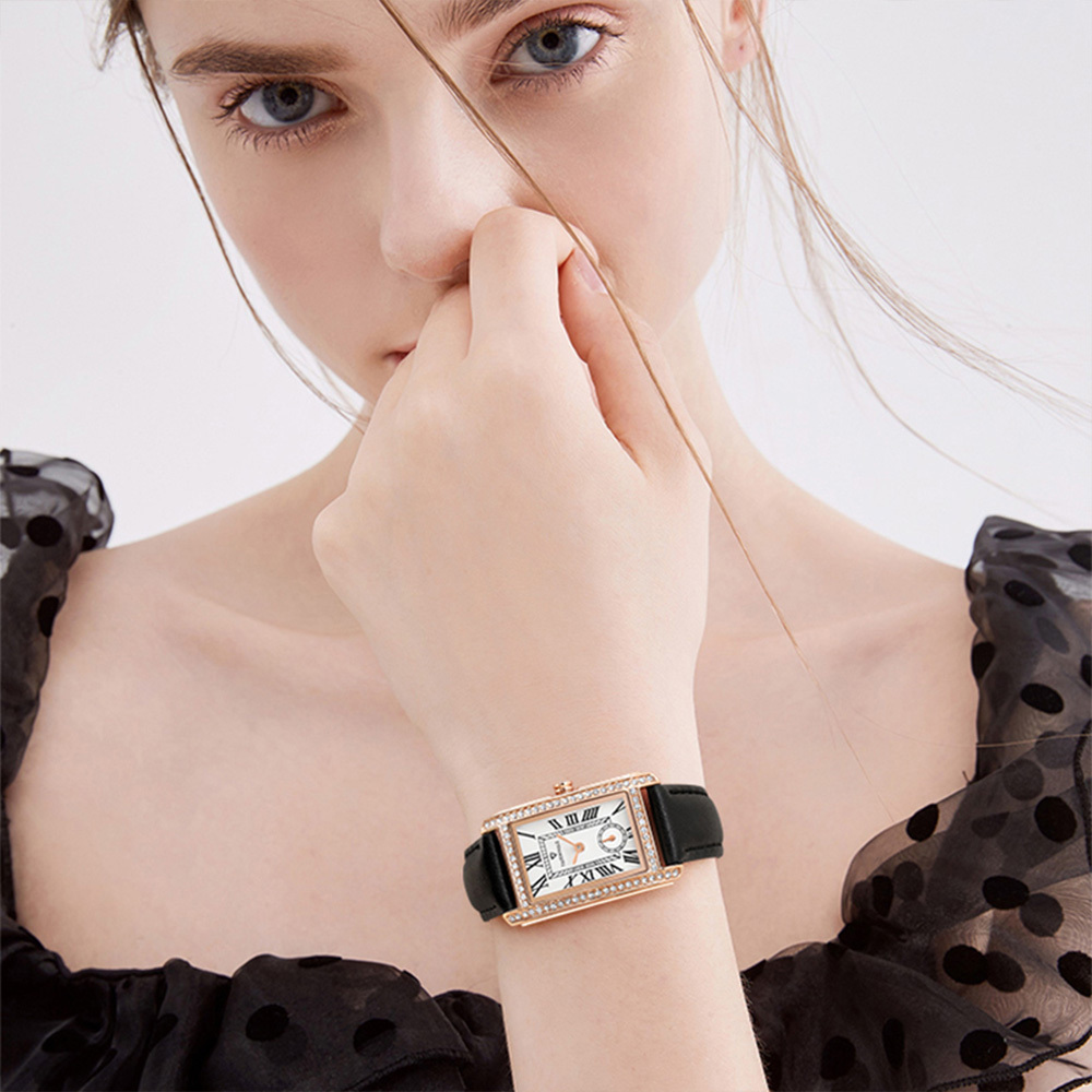 【Mark fairwhale馬克菲爾】簡約復古優雅摩登潮流風範女用錶-3430