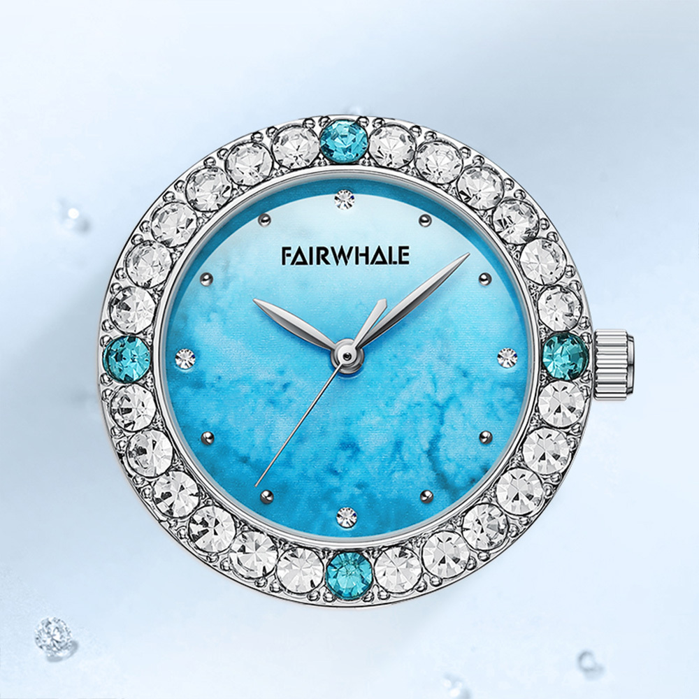 (預購)【Mark fairwhale馬克菲爾】精緻奢華鑲崁鑽圈設計玫瑰金女用錶-3520