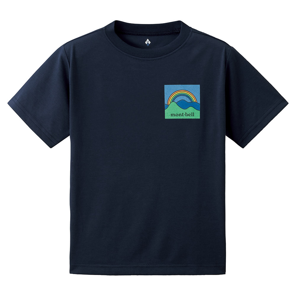 montbell: 快乾透氣 Wickron T Kid's Rainbow