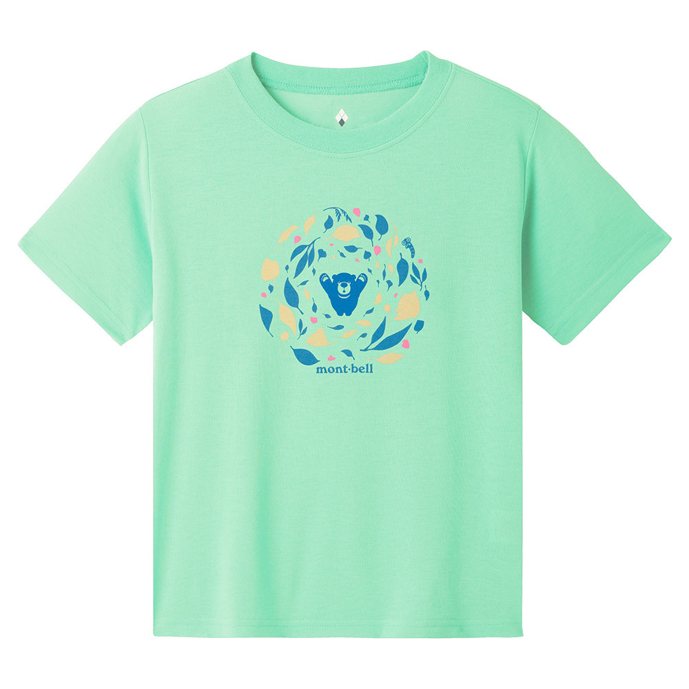 montbell: 快乾透氣 Wickron T Kid's Leaf Dance