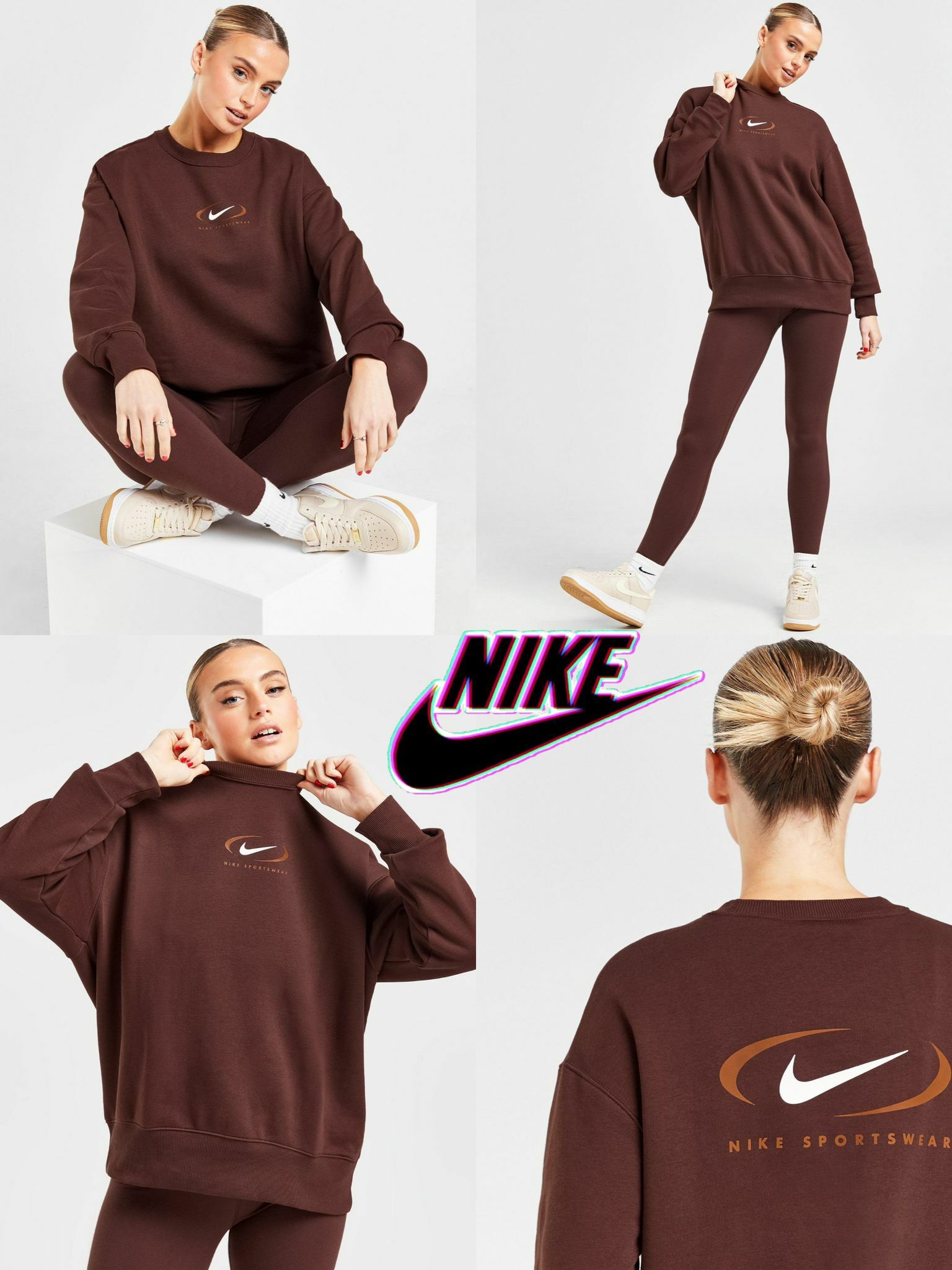 【現貨】 Nike Swoosh F080205 女裝衛衣