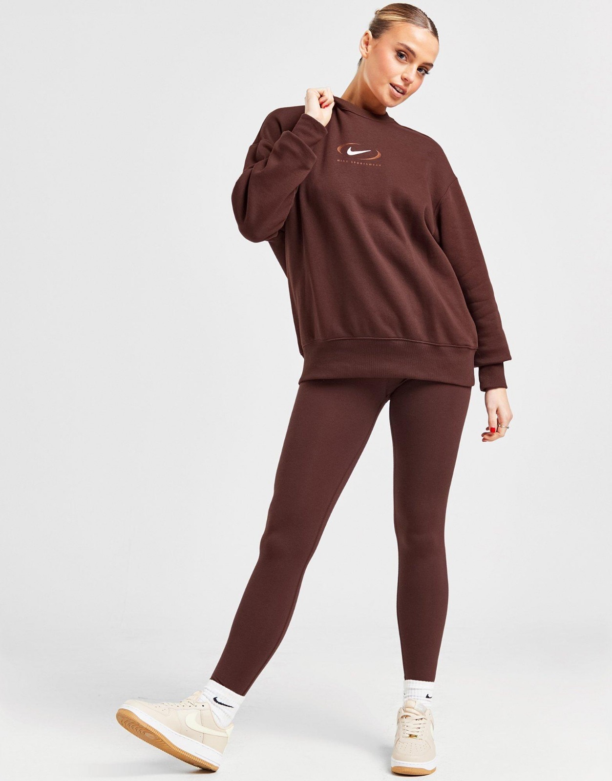 【現貨】 Nike Swoosh F080205 女裝衛衣