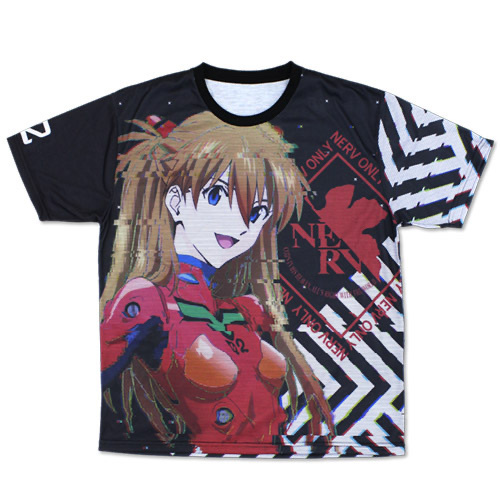 Cospa 0707 EVANGELION 式波･ｱｽｶ･ﾗﾝｸﾞﾚｰ 両面ﾌﾙｸﾞﾗﾌｨｯｸTｼｬﾂ