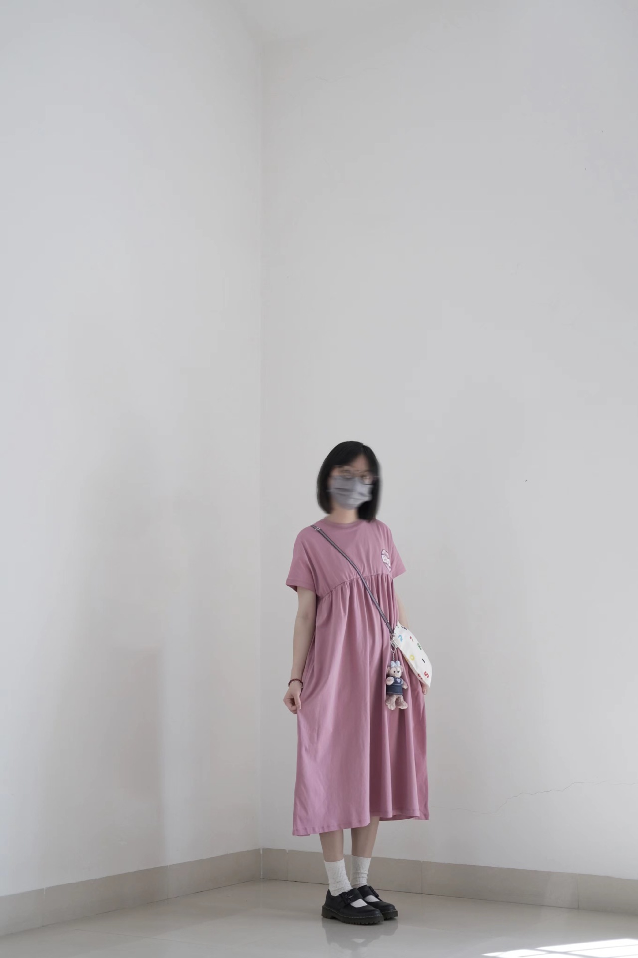 BOBOKIDS 日系印花拼接親子連身裙-適合任何身型