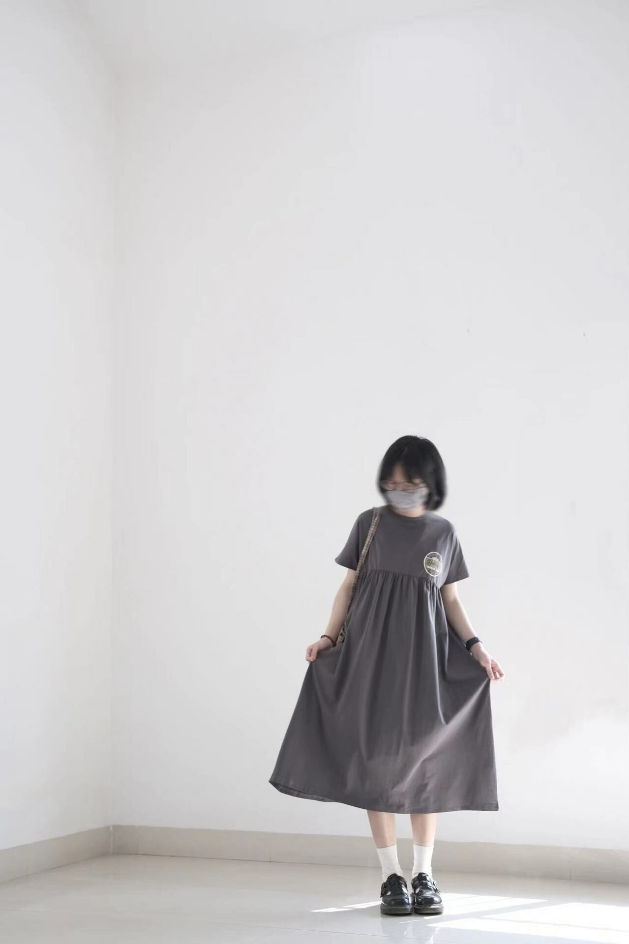 BOBOKIDS 日系印花拼接親子連身裙 - MOM