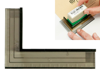 日本SANBY．印章定位尺 HNKS-01