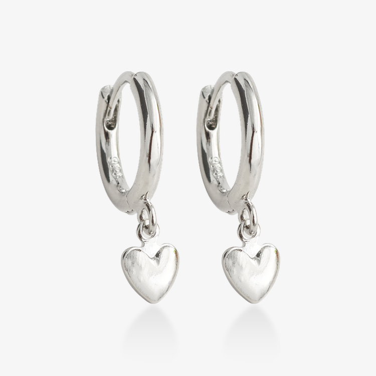 基本愛心．吊飾耳環