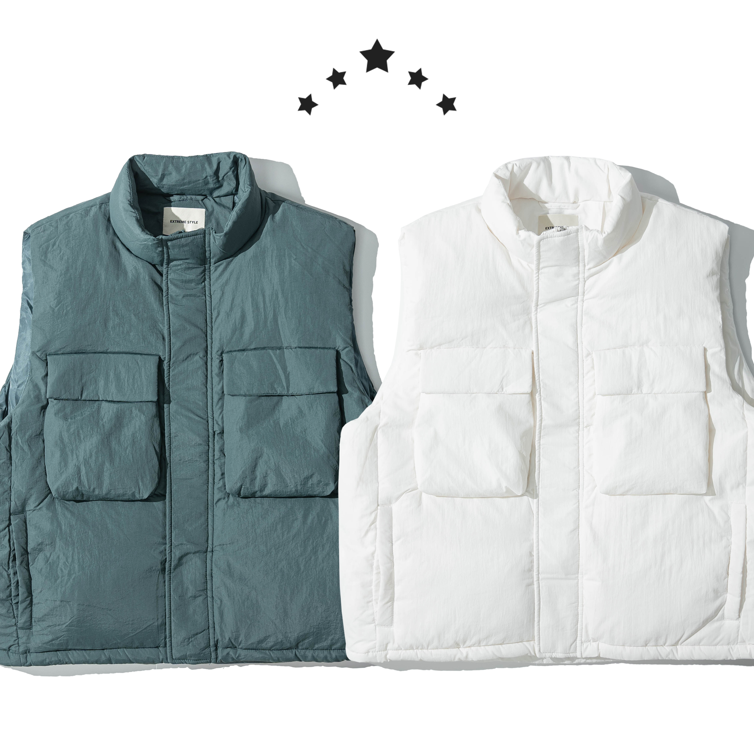 Double Pocket Down Vest  雙口袋 羽絨背心 [EW191]