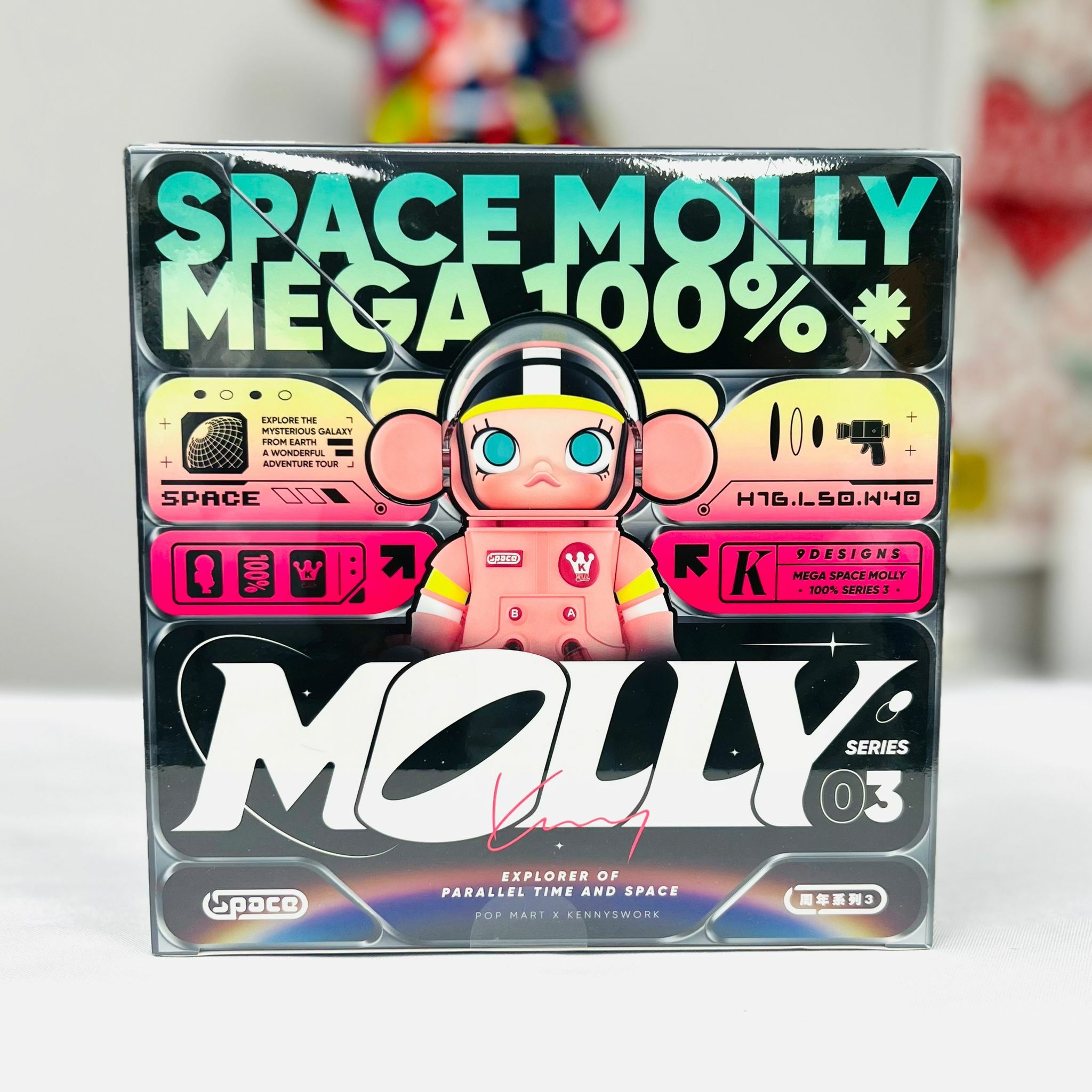 MEGA SPACE MOLLY 100% 周年系列 3 blind box  (POP MART)
