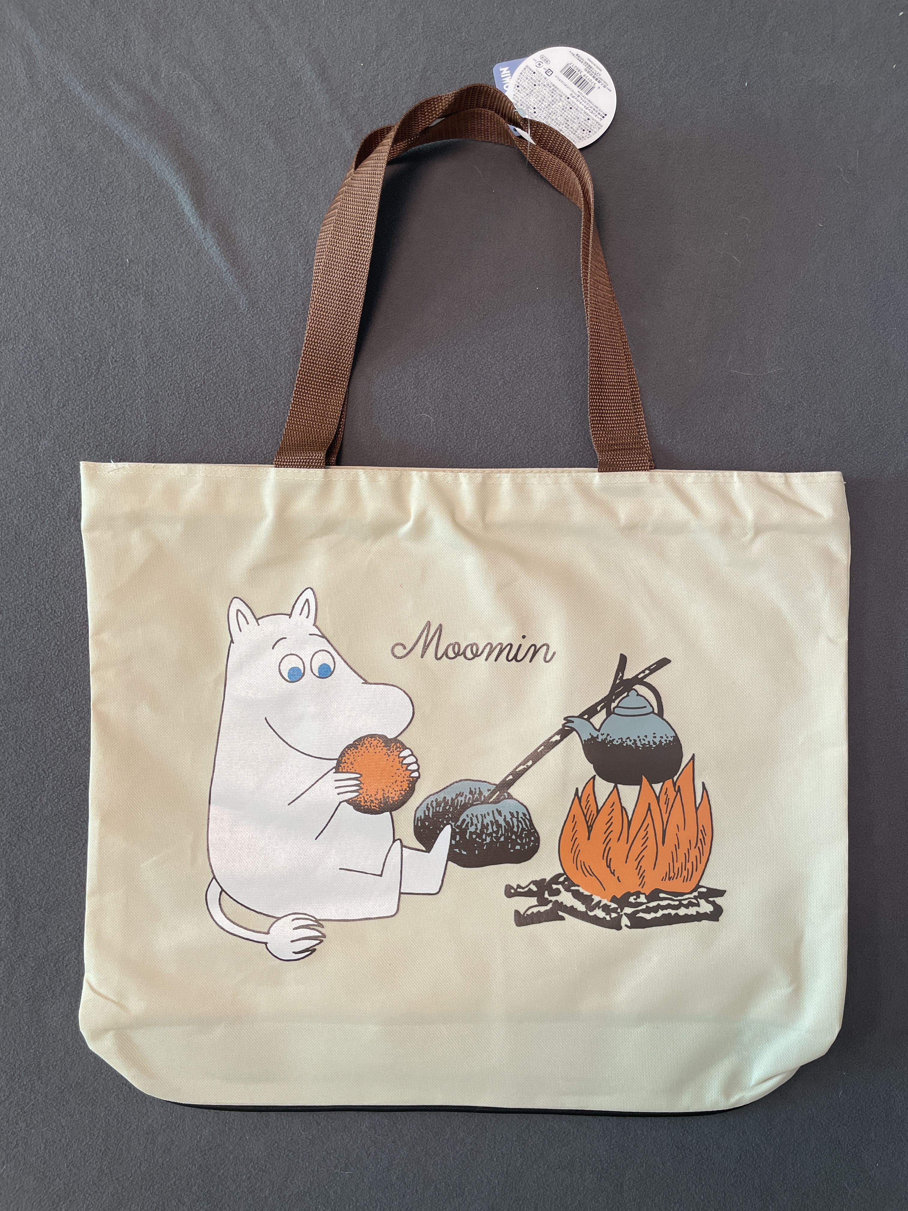日本進口！[姆明☆可愛] 大容量帆布Tote Bag！